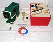 фильмоскоп Ф-9 + запасная лампа К6-30-1 + коробка