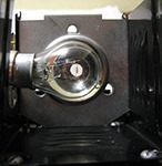 Юстировка лампы на фильмоскопе ФД-2М