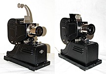 Рядом в сравнении фильмоскопы ФГК-49 раннего (слева) и позднего (справа) выпусков