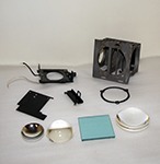 осветительная система диапроектора Пеленг-500Д в разборе