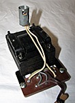 Трансформатор с переключателем напряжения и патроном для лампы от фильмоскопа Ф-5